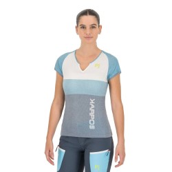 Kvinner t-skjorte Karpos Moved Evo W Jersey bluefin/delfinium